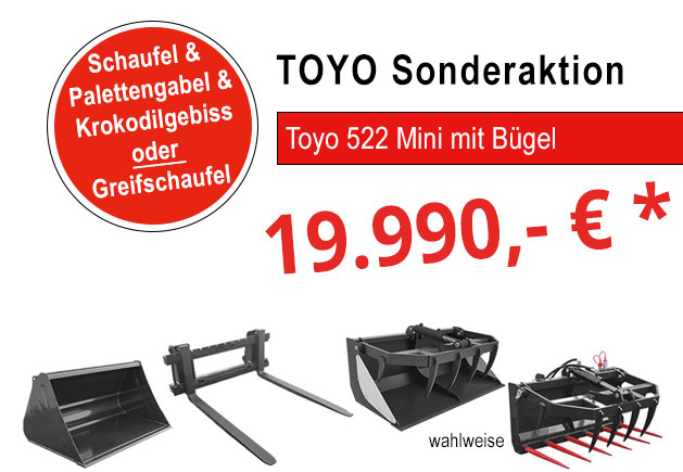 Toyo Sonderaktion 522 mit Anbaugerät