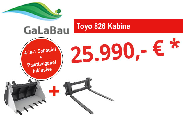 Galabau Aktion 826 Kabine
