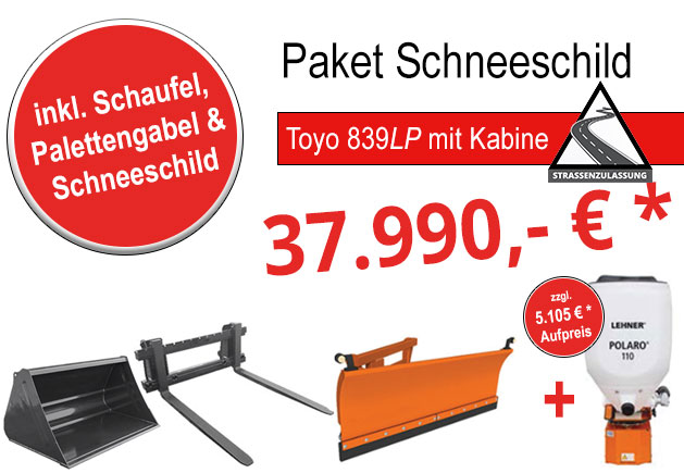TOYO Winteraktion 839LP mit Schneeschild