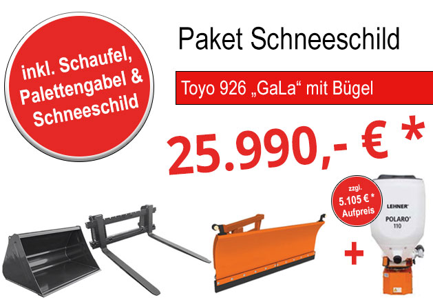 TOYO Winteraktion 926B mit Schneeschild